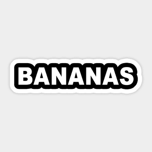 Bananas Sticker